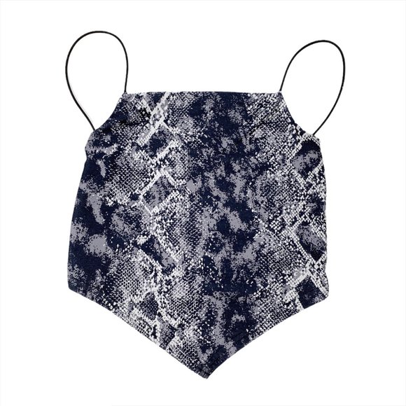 Vintage 90s y2k snakeskin backless crop top - Picture 5 of 6